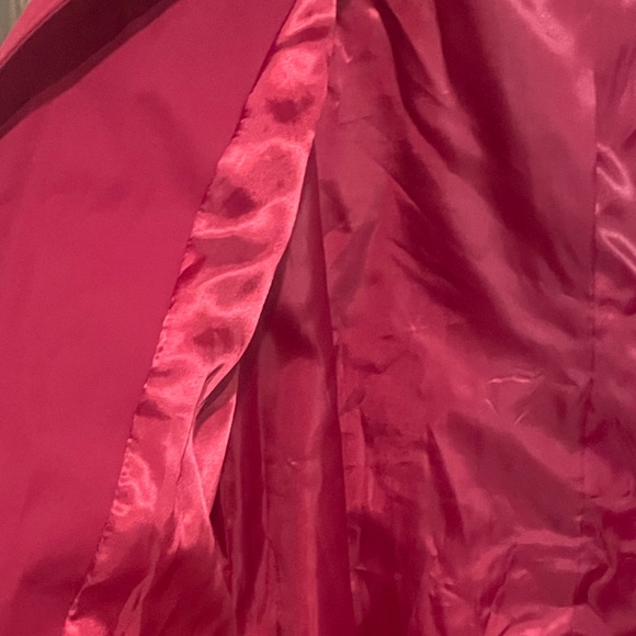 Michael Kors Red belted trench coat- XL - Picture 4 of 6